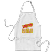 I SURVIVED PAINTBALL APRON