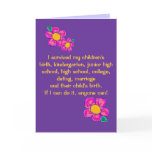 I Survived Parenting Greeting Card
