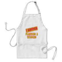 I SURVIVED PLANNING A WEDDING APRON