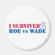 I survived Roe vs Wade (hand) Fridge Magnets