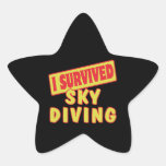 I SURVIVED SKYDIVING STICKER