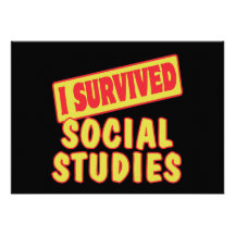 I SURVIVED SOCIAL STUDIES CUSTOM ANNOUNCEMENT