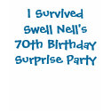 I Survived Surprise Birthday Party - Personalised t-shirts