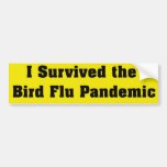 I Survived The Bird Flu Pandemic Bumper Stickers