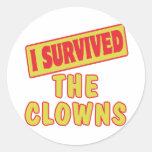I SURVIVED THE CLOWNS STICKERS