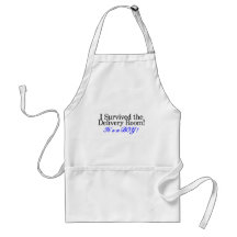 I Survived The Delivery Room Its A Boy Apron