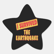 I SURVIVED THE EARTHQUAKE STICKERS