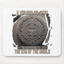 I SURVIVED THE END OF THE WORLD 2012 MOUSE PADS