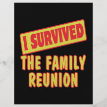 I SURVIVED THE FAMILY REUNION FULL COLOR FLYER