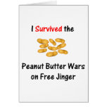 I Survived the Peanut Butter Wars at Free Jinger Cards