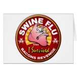 I Survived The Swine Flu - H1N1 cards