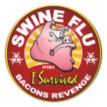 I Survived The Swine Flu - H1N1 stickers