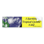 I Survived Tropical Cyclone YASI Bumper Stickers