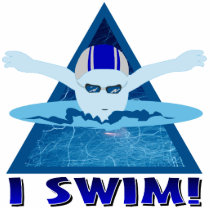 I Swim Photo Sculpture