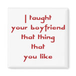 I Taught Your Boyfriend That Thing That You Like Magnets