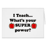 I teach card