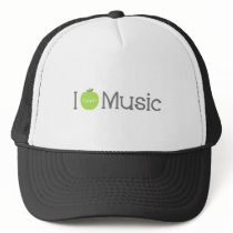 I Teach Music Green Apple Hats