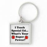 I Teach Special Ed. Keychains