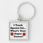 I Teach Special Ed. Keychains
