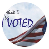 I think I voted