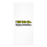 I Think You're Nice...Ugly, But Nice Custom Rack Cards