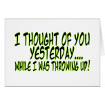 I Thought Of You cards