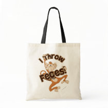 "I Throw Faeces!" Tote Bag