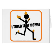 I tried it at home! card