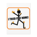 I tried it at home! postcards