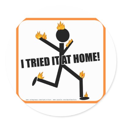 I tried it at home! stickers by Anotherfort