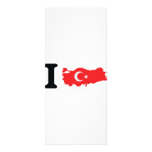 I turkey icon full color rack card
