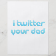 i twitter your dad full colour flyer