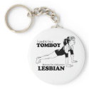 I USED TO BE A TOMBOY keychains