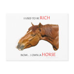 I Used to Be Rich Postcard