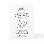 I used to be Sick ALL the Time - Card