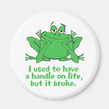 I Used to Have a Handle on Life Fridge Magnet
