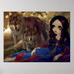 I Vampiri:  I Lupi ART PRINT gothic vampire wolf