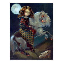 "I Vampiri:  Notte a Cavalla" Postcard