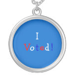 I voted! custom necklace