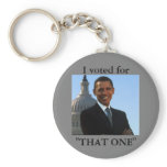 I Voted for Barack Obama Key Chains