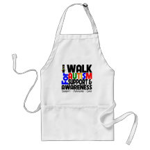 I Walk For Autism Awareness Aprons