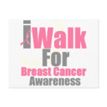 I Walk For Breast Cancer Awareness Post Card