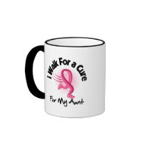 I Walk For My Aunt - Breast Cancer Coffee Mug