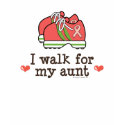 I Walk For My Aunt Breast Cancer T shirt