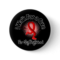 I Walk For My Boyfriend - Heart Disease Pins