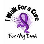 I Walk For My Dad- Purple Ribbon t-shirts