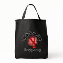 I Walk For My Daddy - Heart Disease Tote Bags