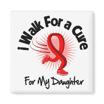 I Walk For My Daughter - Heart Disease Magnets