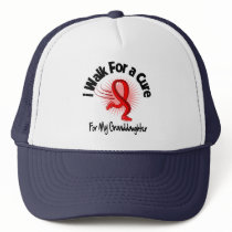 I Walk For My Granddaughter - Heart Disease Trucker Hat