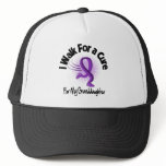 I Walk For My Granddaughter - Purple Ribbon hats